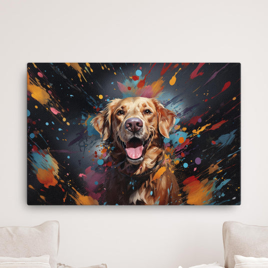 Lolo the Labrador Retriever, canvas 24x36