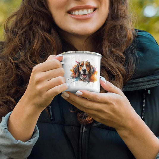 Boogie the Beagle, Enamel Mug